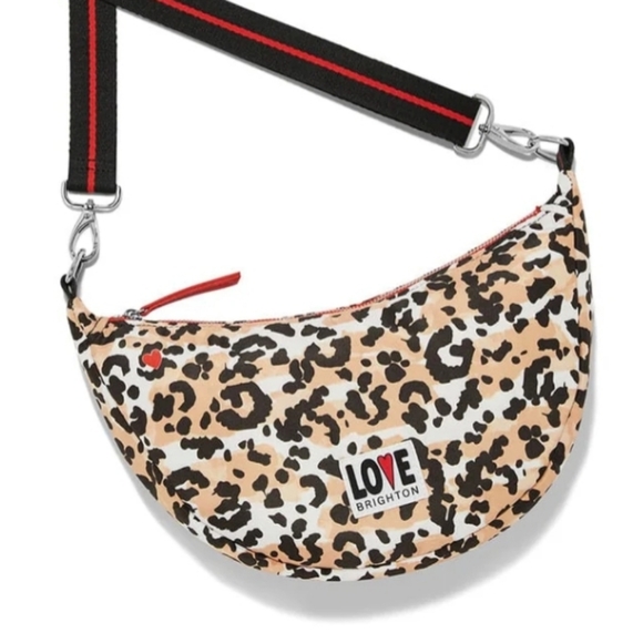 Brighton Spotted Love Slingpack Crossbody with Black & Red Adjustable Strap - Picture 2 of 6